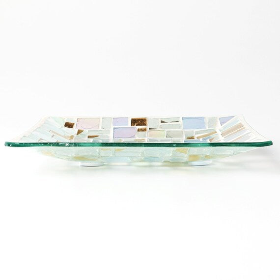 MOSAIC PLATE SQUARE (15.5 X 15.5 X 1.8CM)