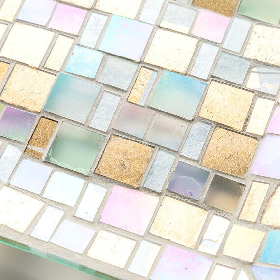 MOSAIC PLATE SQUARE (15.5 X 15.5 X 1.8CM)