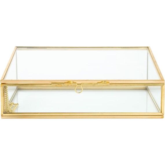 Accessory Box Gold Frame Laiton W20D13.5H7.5