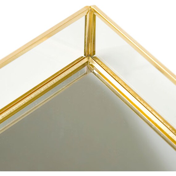 Accessory Tray Gold Frame Laiton W22D14H3.5