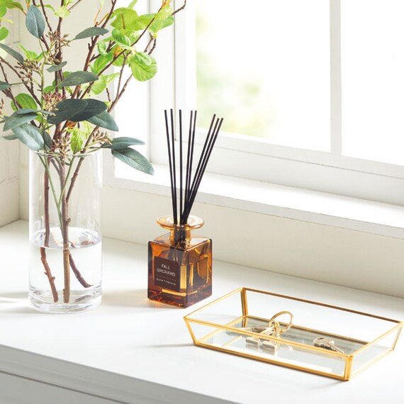 Accessory Tray Gold Frame Laiton W22D14H3.5