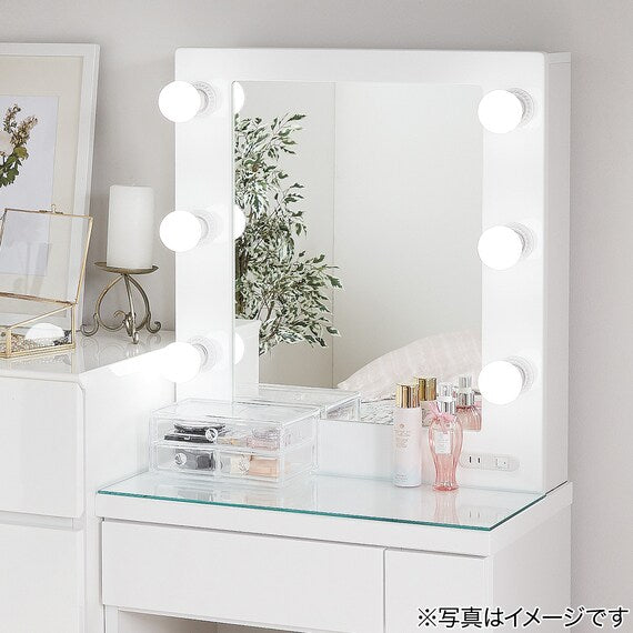 Acrylic Cosmetic Case W/Drawer Luce NT L W21.4D18.5H17
