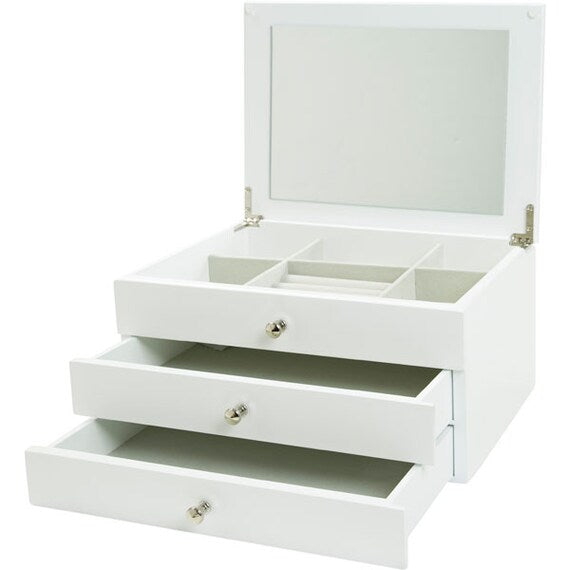 Accessory Box W/Mirror And Drawer Sofia W28D21H15