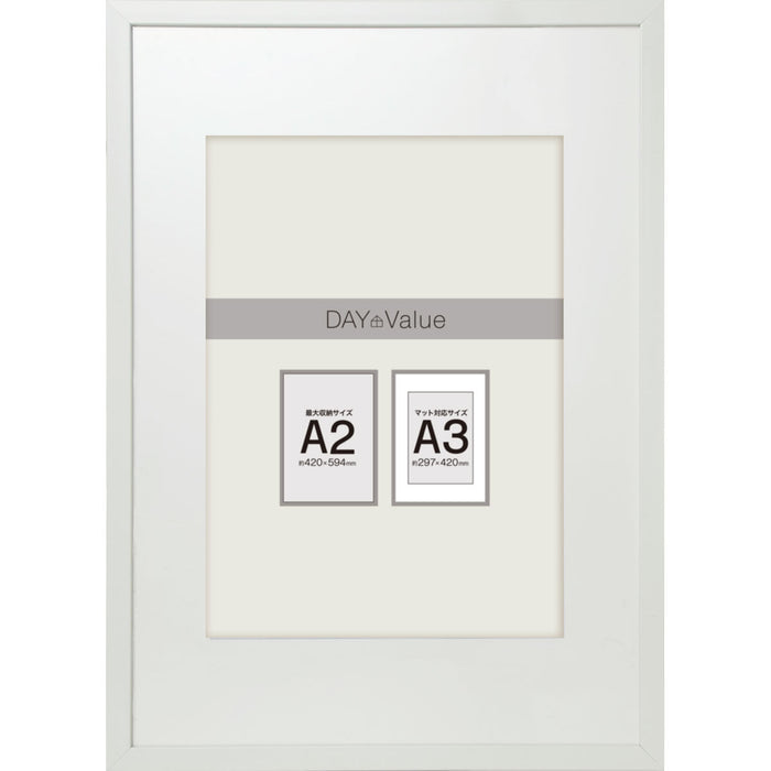 PICTURE FRAME A2 (A3 W / MAT) WH N3