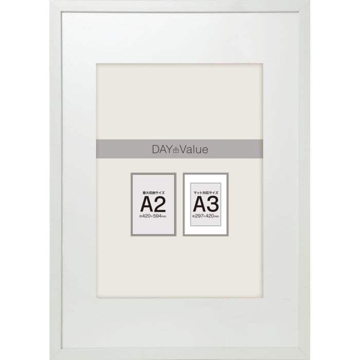 PICTURE FRAME A2 (A3 W / MAT) WH N3