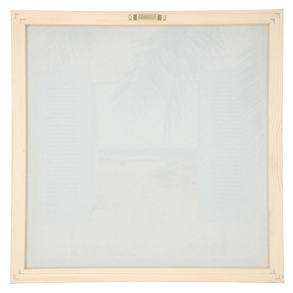Framed Poster Beach Side 38x38
