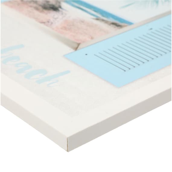 Framed Poster Beach Side 38x38