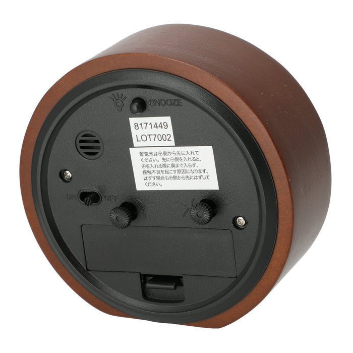 Snooze Alarm Clock Log-SW BR