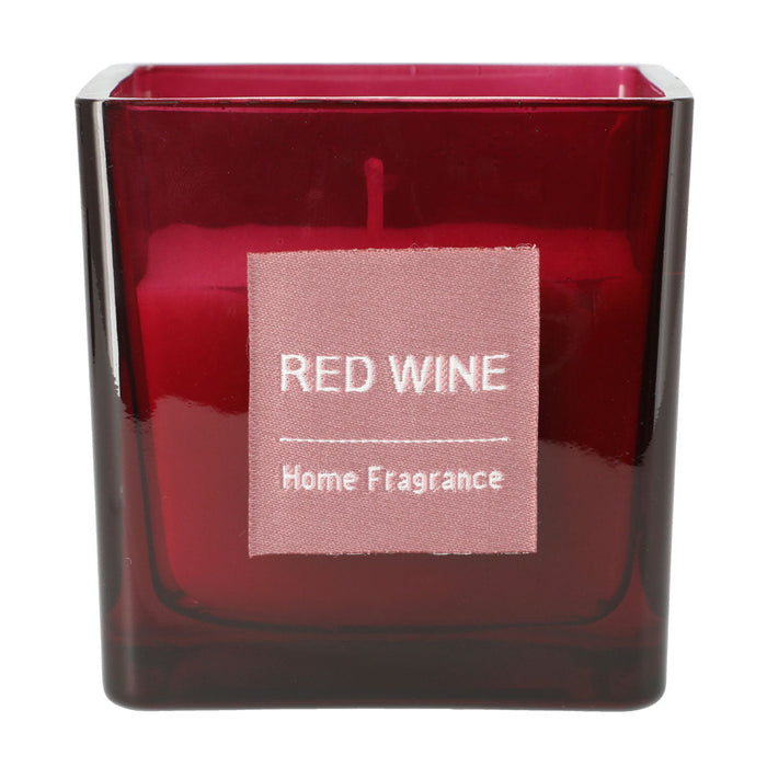 Glass Candle George RO Red