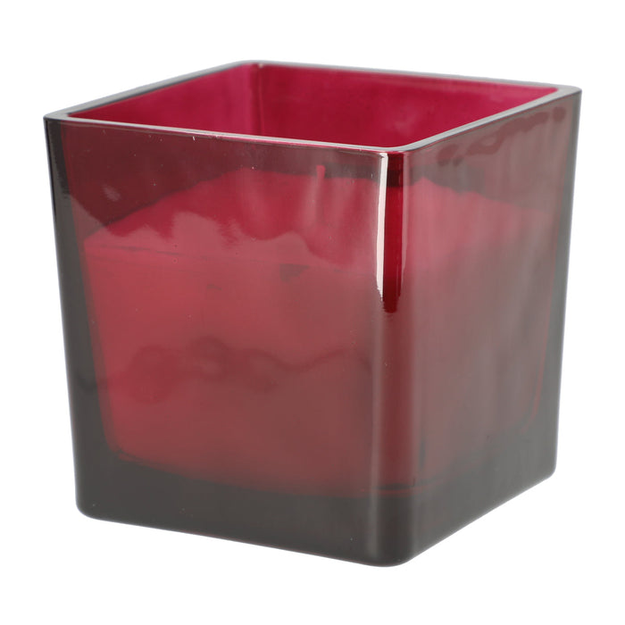 Glass Candle George RO Red