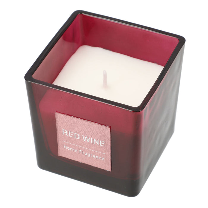 Glass Candle George RO Red