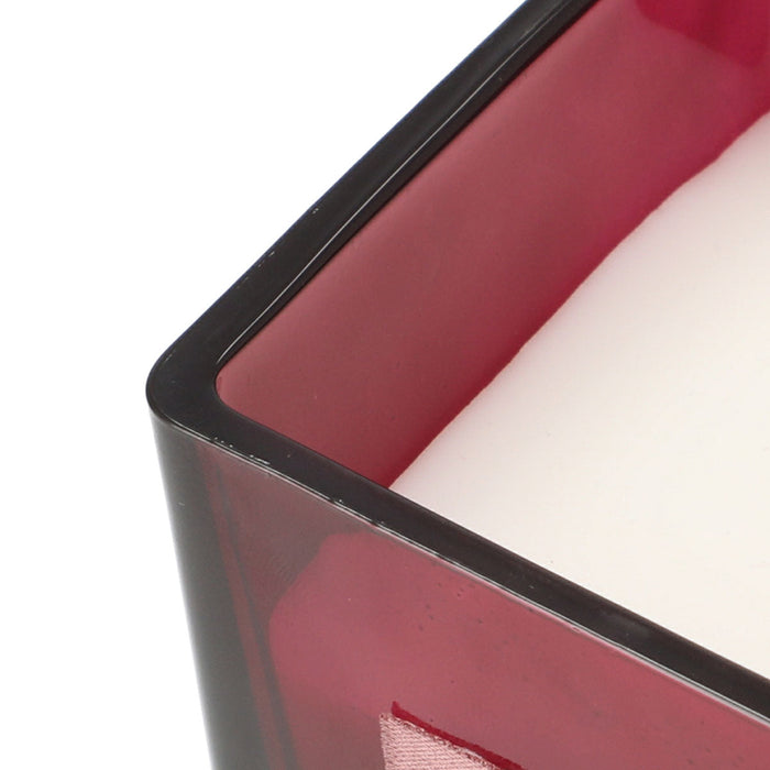 Glass Candle George RO Red