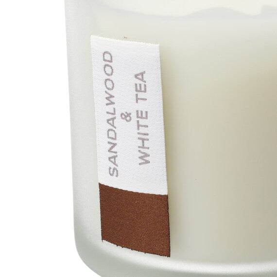 Glass Candle Foresta S Wood & White Tea BR