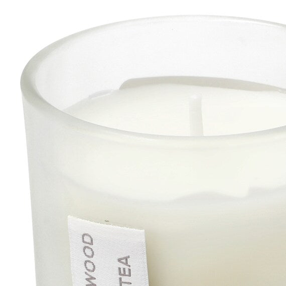 Glass Candle Foresta S Wood & White Tea BR