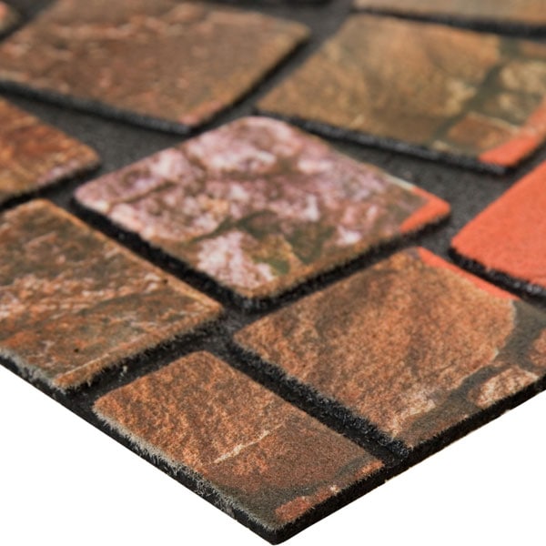 DOOR MAT SEMICIRCLE (76 X 46 X 0.6CM)