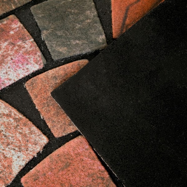 DOOR MAT SEMICIRCLE (76 X 46 X 0.6CM)