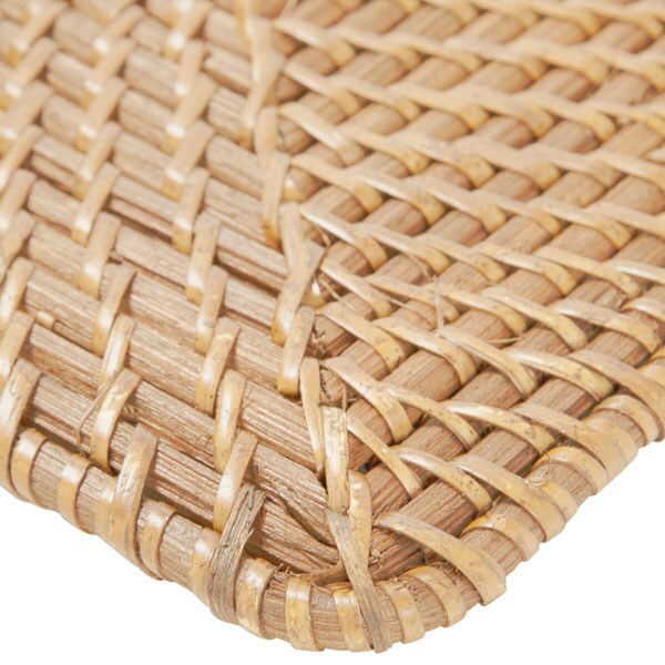 Rattan Basket Lid for Regular / Horizontal Half Size (L Natural)