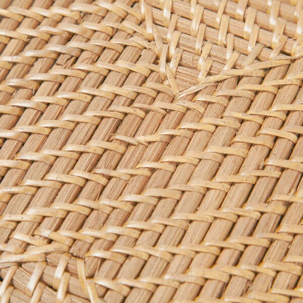 Rattan Basket Lid for Regular / Horizontal Half Size (L Natural)