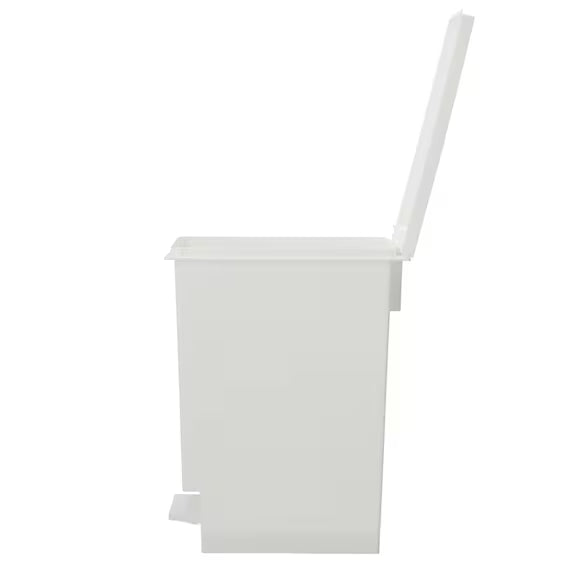 SLIM PEDAL BIN 20L WH