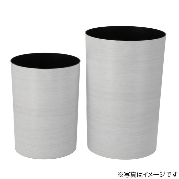 Wood Grain Dustbin 8.2L WH
