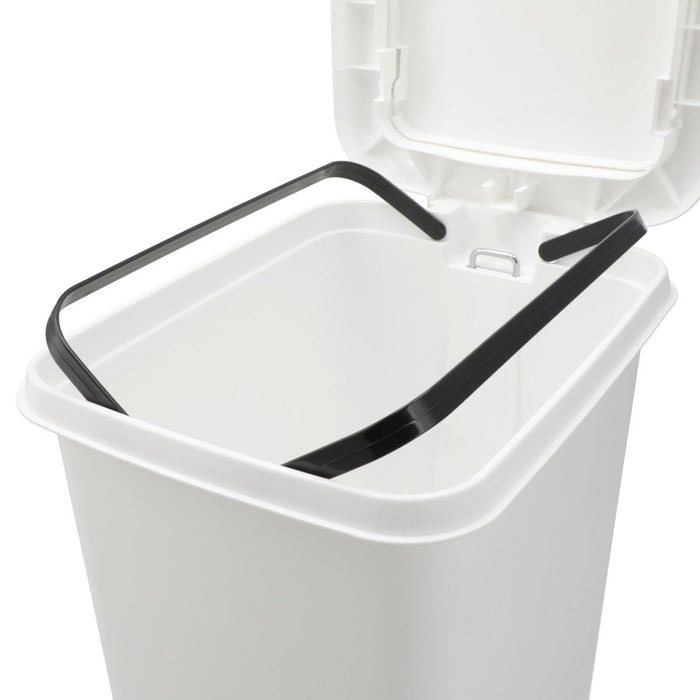 ANTIBACTERIAL AND DEODORANT STEP/PUSH DUSTBIN 30L WH