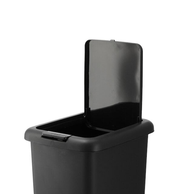 ANTIBACTERIAL AND DEODORANT STEP / PUSH DUSTBIN 45L BK