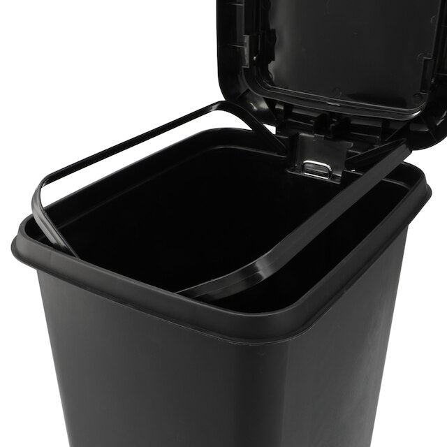 ANTIBACTERIAL AND DEODORANT STEP / PUSH DUSTBIN 45L BK