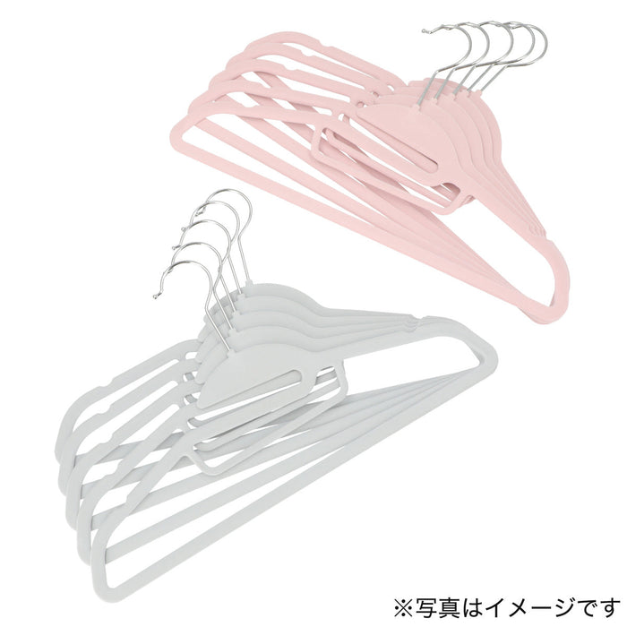 NON-SLIP HANGER FLOCKY W38 5P GY