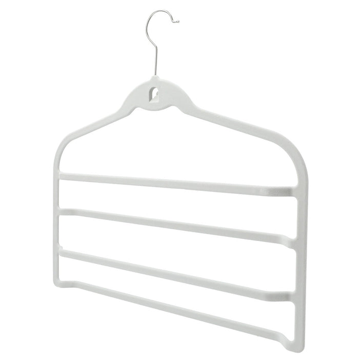 Non-Slip Skirt and Pants Hanger Flocky 4-Tier GY