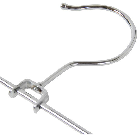 NON-SLIP 4 ARM PC SKIRT TROUSER HANGER LM01 GY