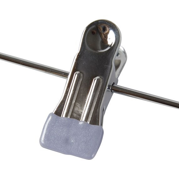 NON-SLIP 4 ARM PC SKIRT TROUSER HANGER LM01 GY