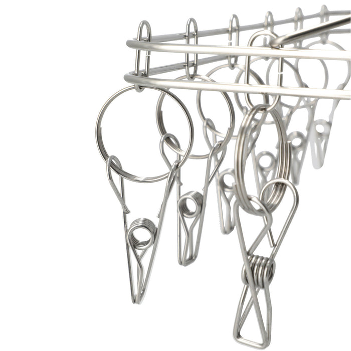 STAINLESS STEEL LAUNDRY HANGER 24P
