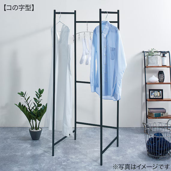SLIM PANEL DRYING RACK M BK