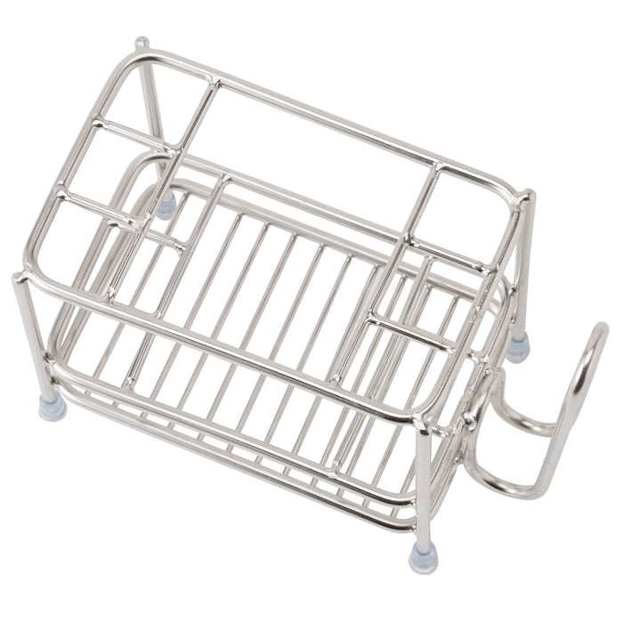 Stainless Steel Wire Toothbrush Holder Square