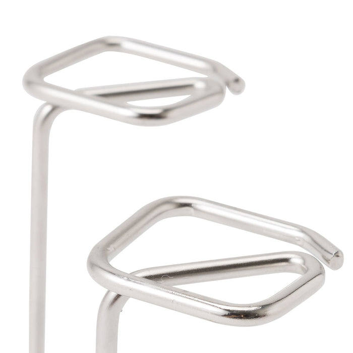 Stainless Steel Wire Toothbrush Holder Double