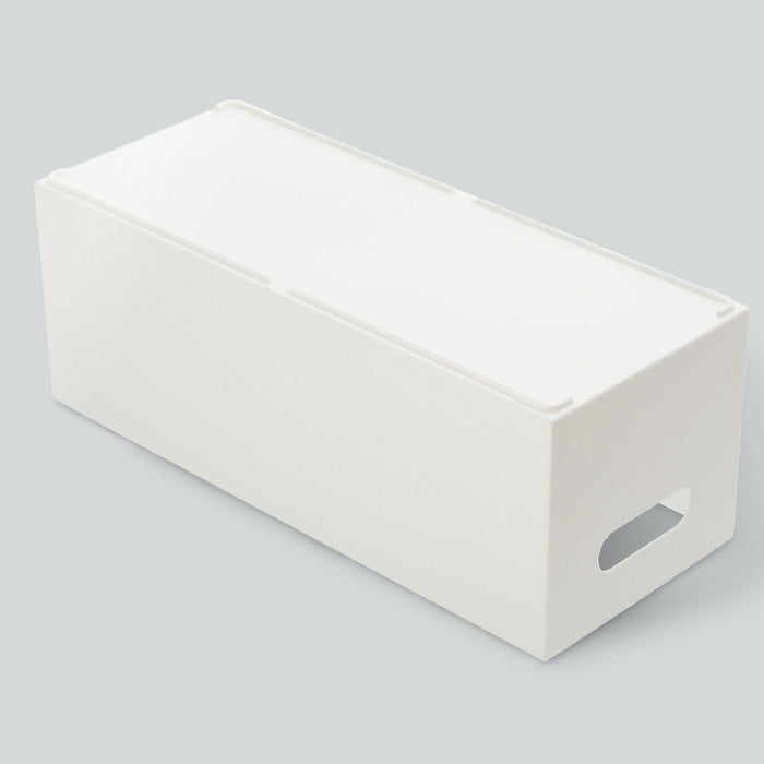 STORAGE BOX CLANE LOW WH