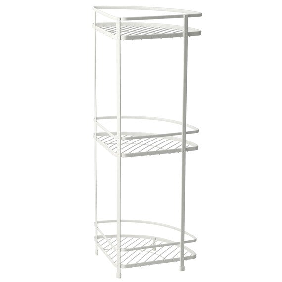 Wire Bath Rack 3-Tier Corner Piatto 2 W27.7D20H61