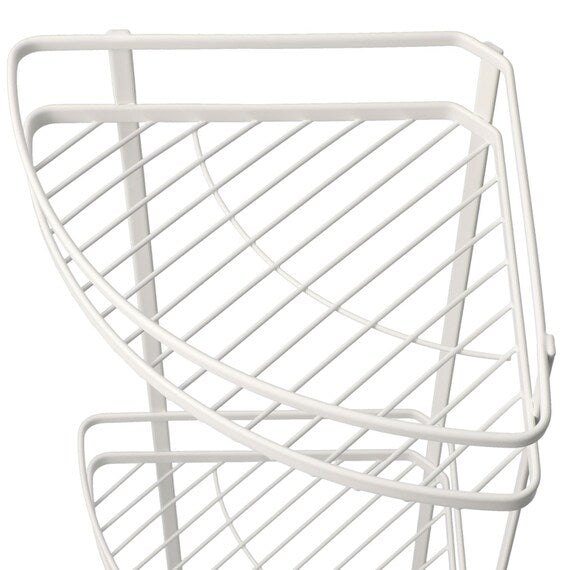 Wire Bath Rack 3-Tier Corner Piatto 2 W27.7D20H61