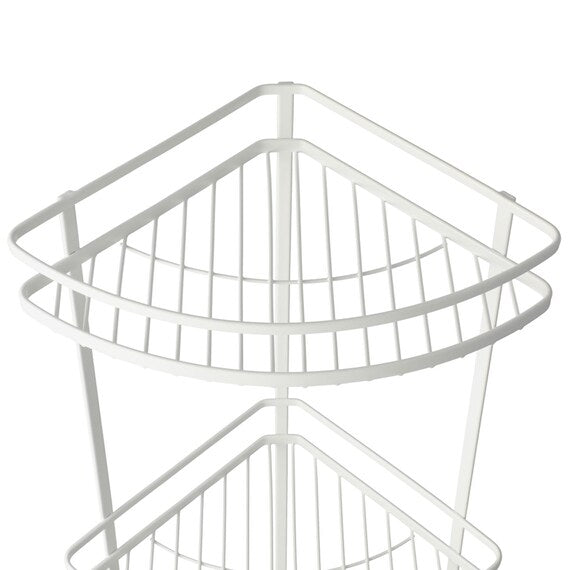 Wire Bath Rack 3-Tier Corner Piatto 2 W27.7D20H61