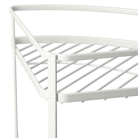 Wire Bath Rack 3-Tier Corner Piatto 2 W27.7D20H61
