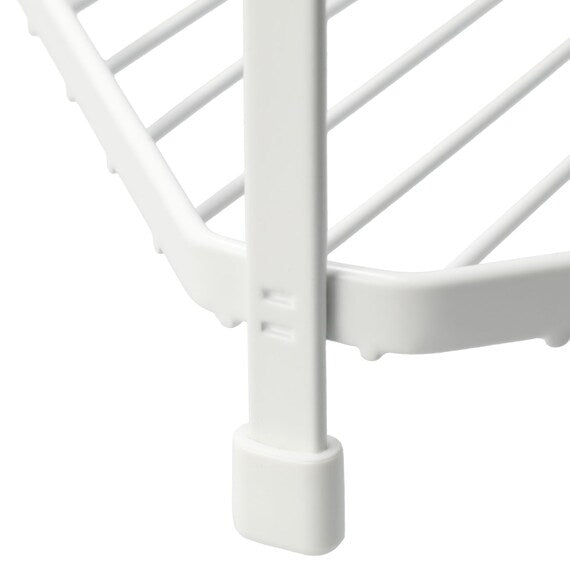 Wire Bath Rack 3-Tier Corner Piatto 2 W27.7D20H61