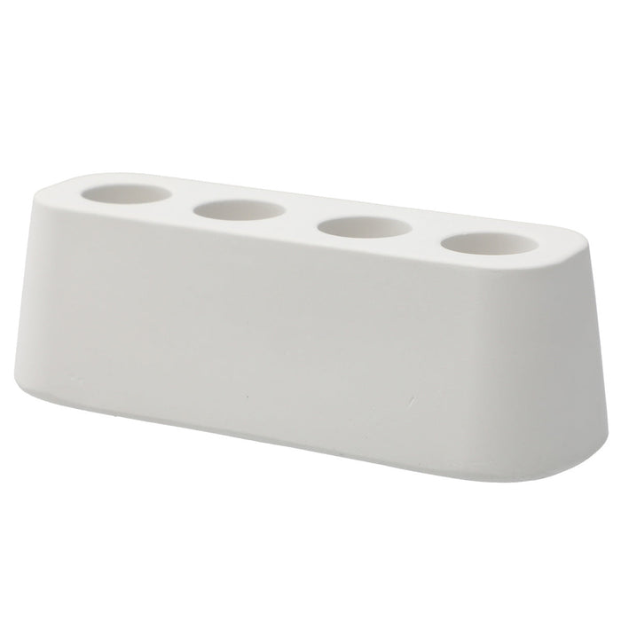Porous Ceramic Toothbrush Stand 4 WH