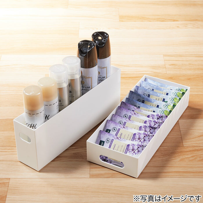 Storage Box Clane Low-Slim WH