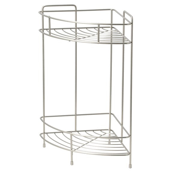 Wire Bath Rack 2-Tier Corner FB3002 W19.5xD19.5xH36.5