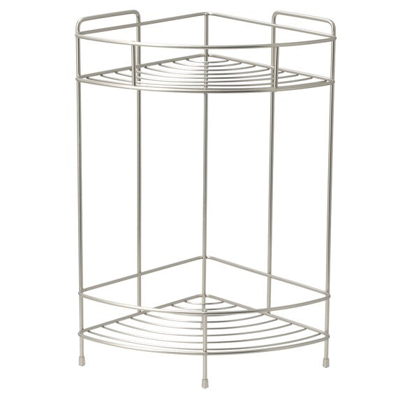 Wire Bath Rack 2-Tier Corner FB3002 W19.5xD19.5xH36.5