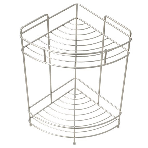 Wire Bath Rack 2-Tier Corner FB3002 W19.5xD19.5xH36.5