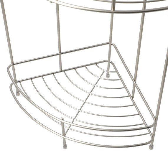 Wire Bath Rack 2-Tier Corner FB3002 W19.5xD19.5xH36.5
