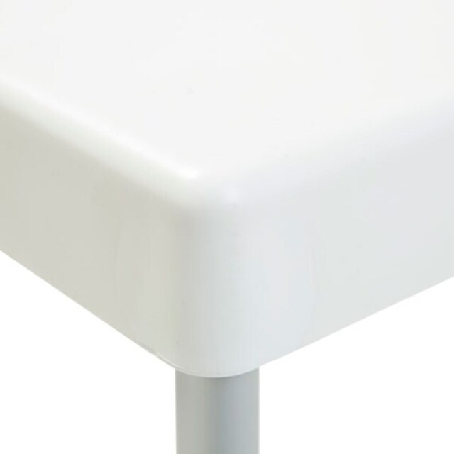 ANTIBACTERIAL ALUMINUM CHAIR SORINO 35CM WH