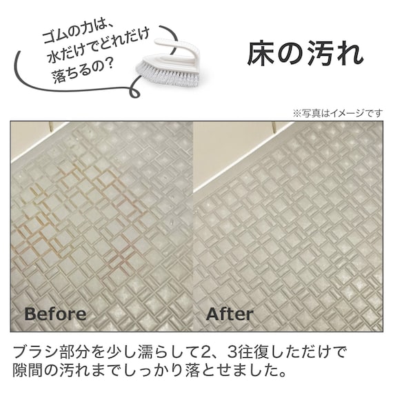 Rubber Coated Fiver Bath Brush WH