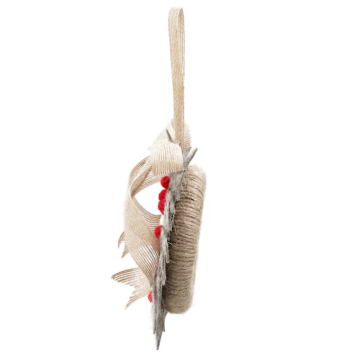 FELT WREATH TREE ORNAMENT (GY) N6BT